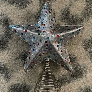 Silver Star tree topper